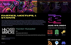 DEF CON 32 parties page image